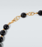 Valentino Garavani Coeur Royal Swarovski®-embellished beaded necklace