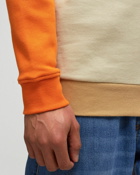 Jw Anderson Colour Block Sweatshirt Orange|Beige - Mens - Sweatshirts
