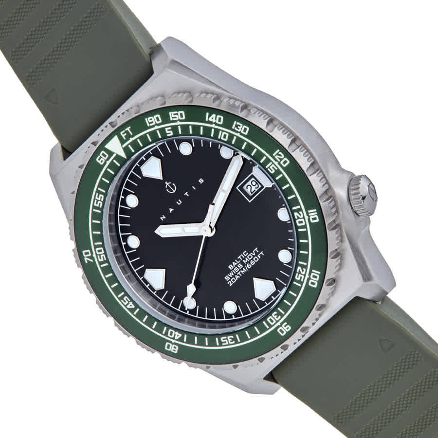 Nautis Baltic Black Dial Mens Watch NAUN104-3