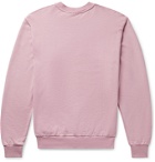 Les Girls Les Boys - Logo-Appliquéd Loopback Cotton-Jersey Sweatshirt - Pink
