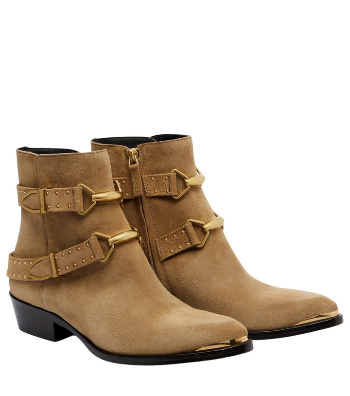 Photo: Isabel Marant Zalya suede ankle boots