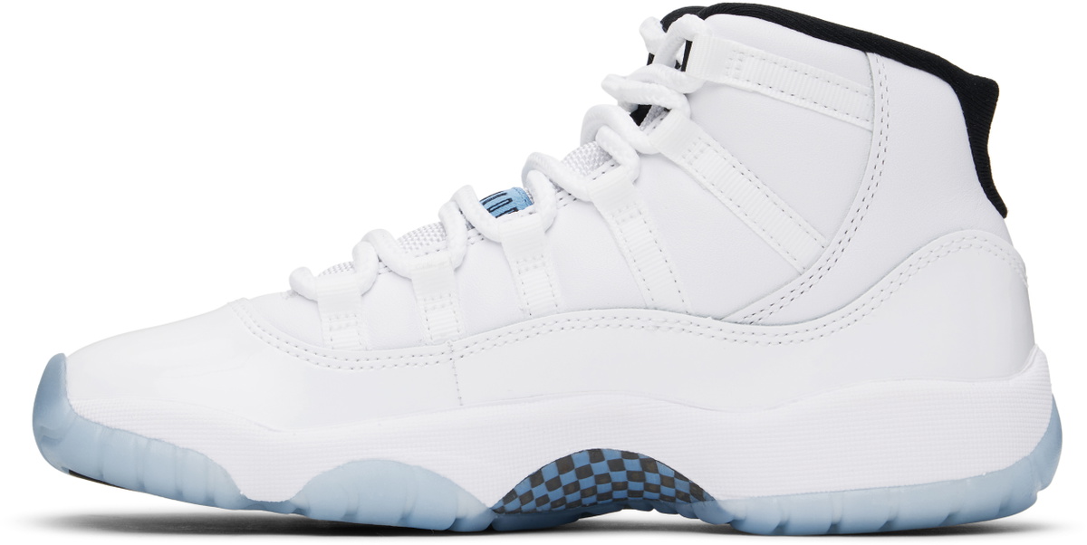 Nike Jordan Big Kids White & Blue Air Jordan 11 Sneakers Nike 