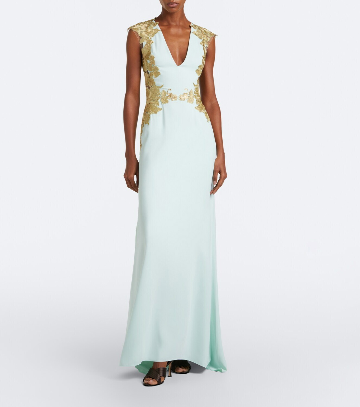 Costarellos Embroidered gown
