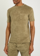 Aurélien Terry T-shirt Khaki