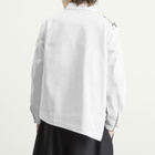 Comme des Garçons Black Men's Cotton Jacket in White/Black