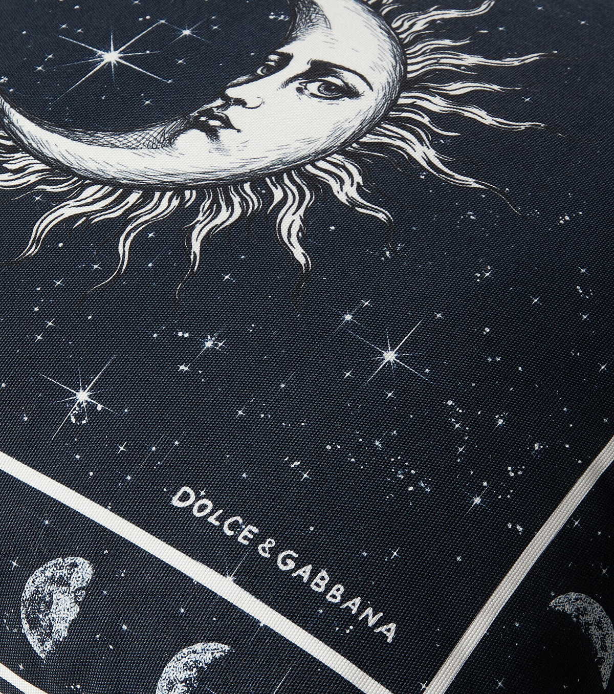 Dolce&Gabbana Casa Zodiaco Small cotton canvas cushion
