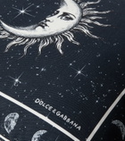 Dolce&Gabbana Casa Zodiaco Small cotton canvas cushion