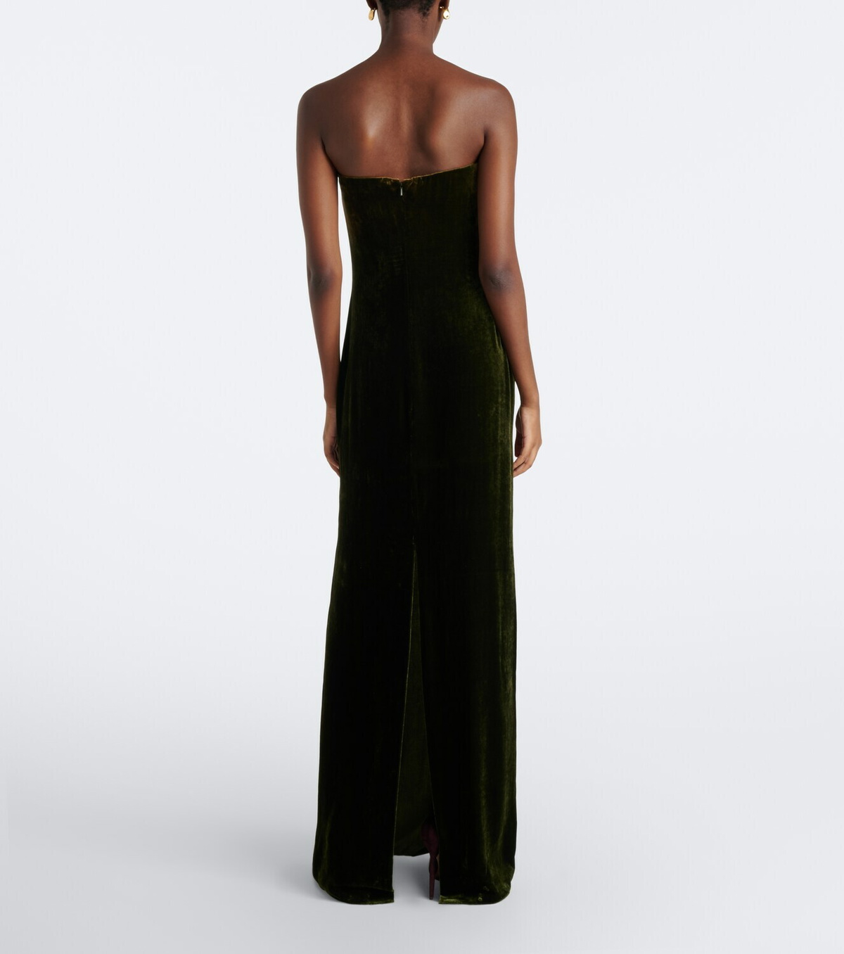 Ralph Lauren Collection Velvet bustier gown