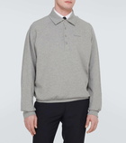 Givenchy Collared cotton jersey sweatshirt