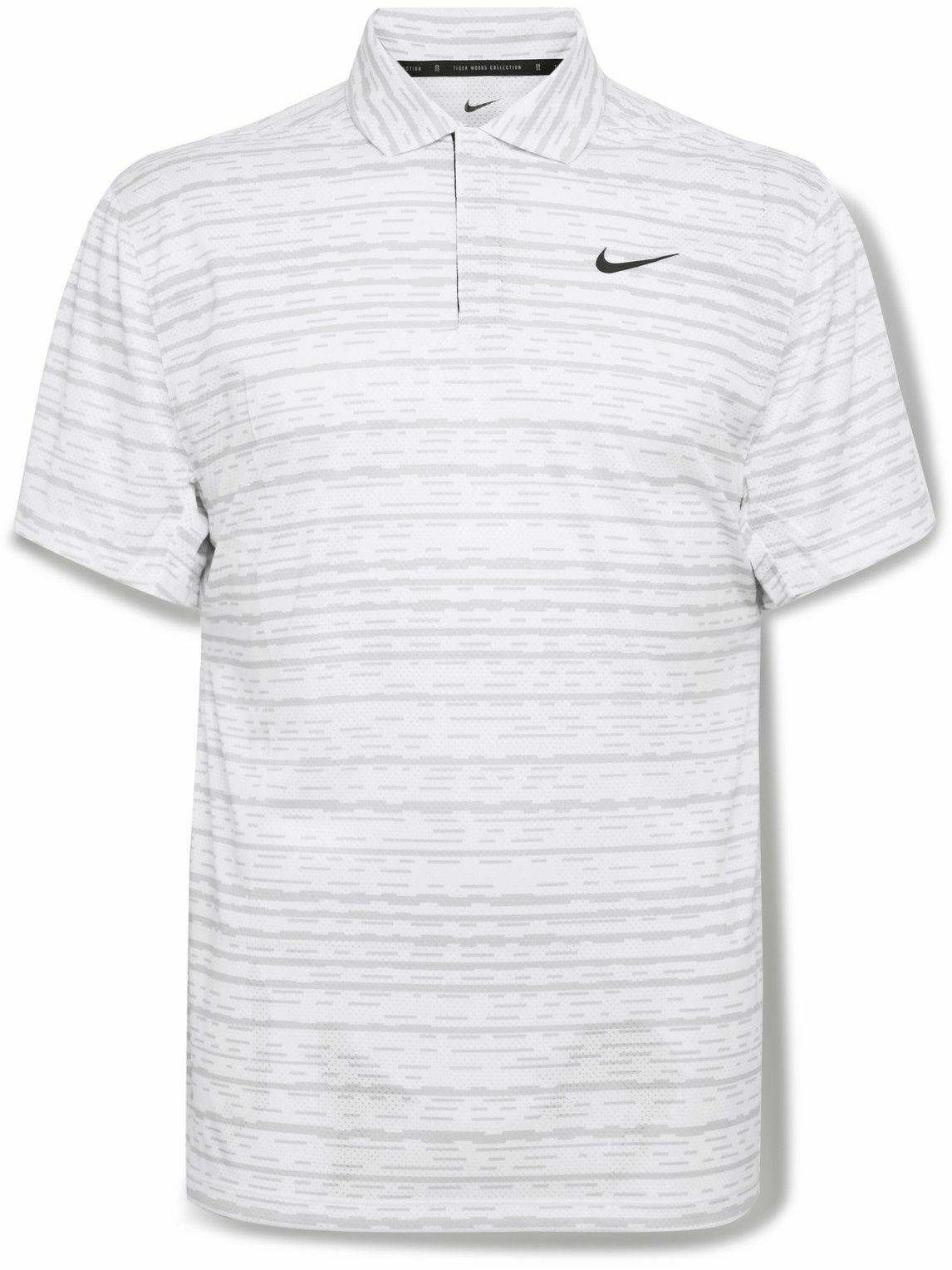 Nike Golf - Tiger Woods Dri-FIT ADV Printed Golf Polo Shirt - White Nike  Golf