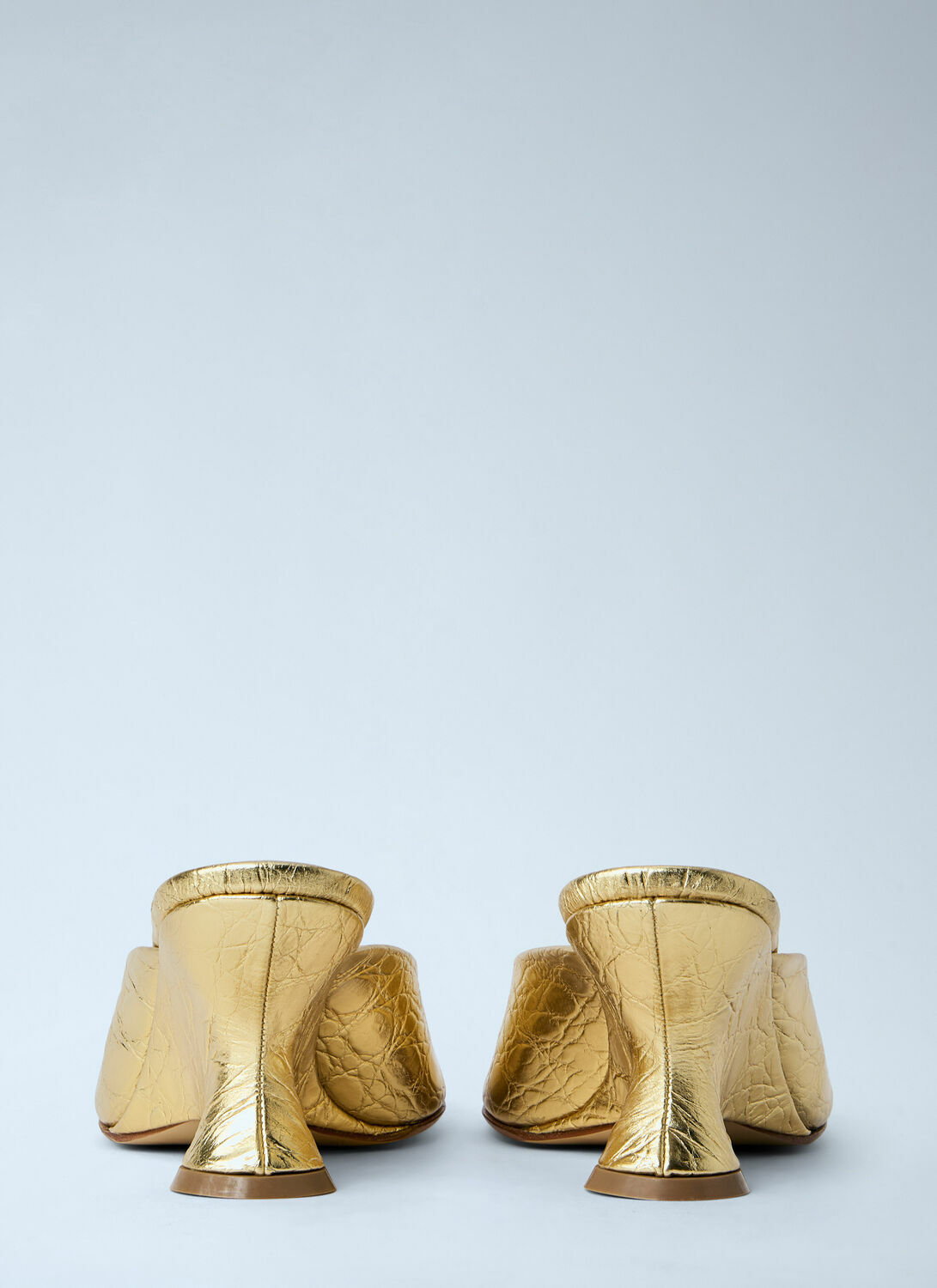 Dries Van Noten Sculpted Leather Mules