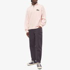 Lacoste Men's Robert Georges Core Half Zip Sweat in Flamingo