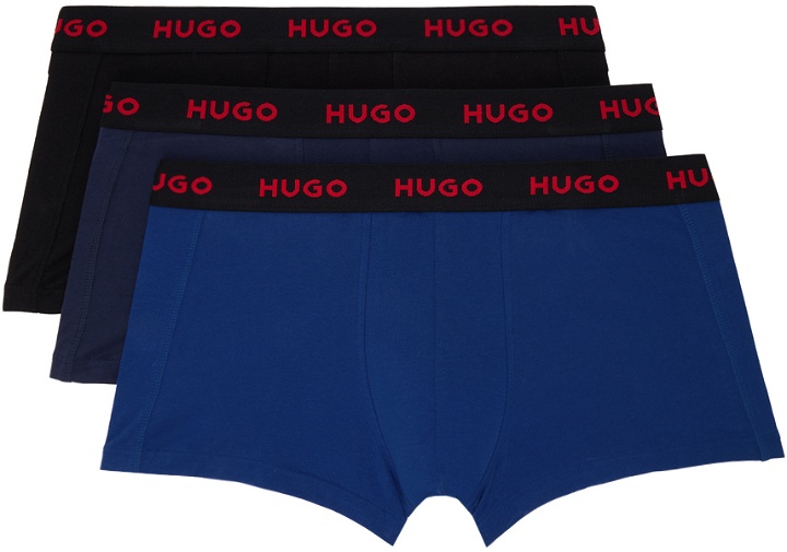 Photo: Hugo Three-Pack Multicolor Boxers