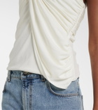 Simkhai Draped jersey top