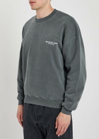 Mki Miyuki Zoku Design Studio Logo-print Cotton-blend Sweatshirt Black Other