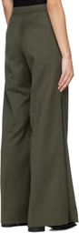 Blossom Khaki Flap Trousers