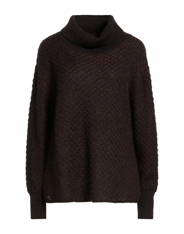 Photo: Manila Grace Womens Turtleneck Dark in Brown
