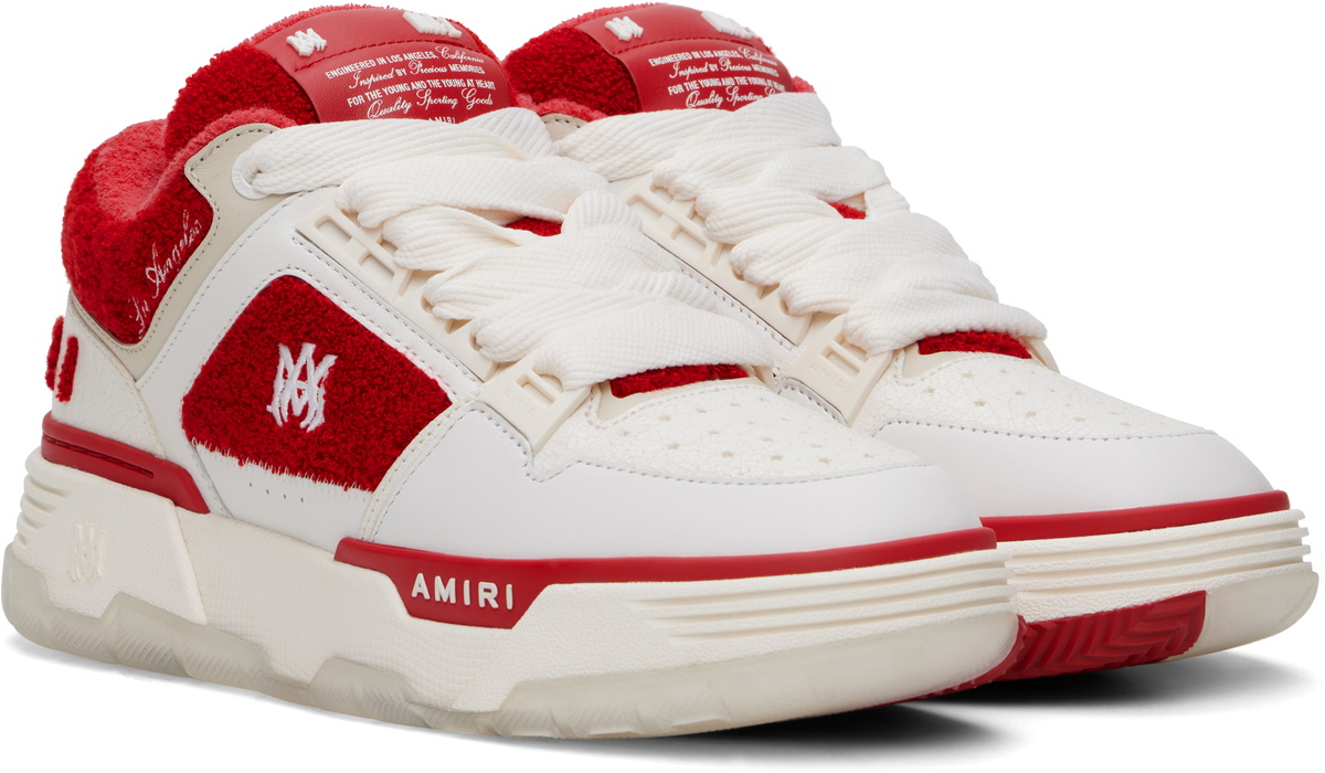 スニーカー AMIRI Men Sneakers AMFOSR1047 RED WHITE Red CLASSIC LOW - White Red | AMIRI