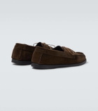 Saman Amel City Moc suede boat shoes