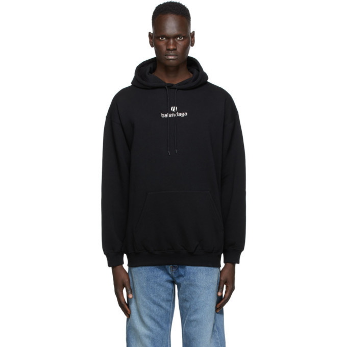 Photo: Balenciaga Black Logo Hoodie