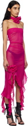 Fancì Club Pink 'The Crime' Midi Dress