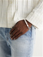 M.COHEN - Sterling Silver Pearl Bracelet - Silver