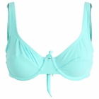 Fruity Booty Women's Celeste Bikini Top in Aqua