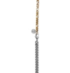 ALEXANDER MCQUEEN - Skull Silver and Gold-Tone Necklace - Silver