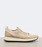 Tod's Leather-trimmed sneakers