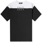Raf Simons Men's Two Tone Ghost Print T-Shirt in Black/White