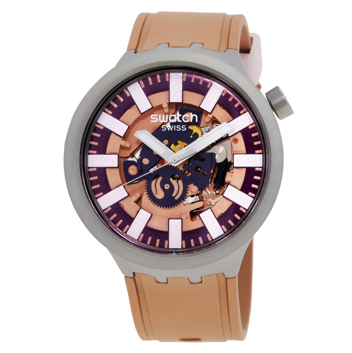 Photo: Swatch Terracotta Tide Quartz Unisex Watch SB07S119