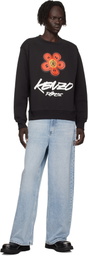 Kenzo Black Kenzo Paris Futura 2000 Edition Cotton Sweatshirt