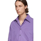 Prada Purple Pocket Shirt