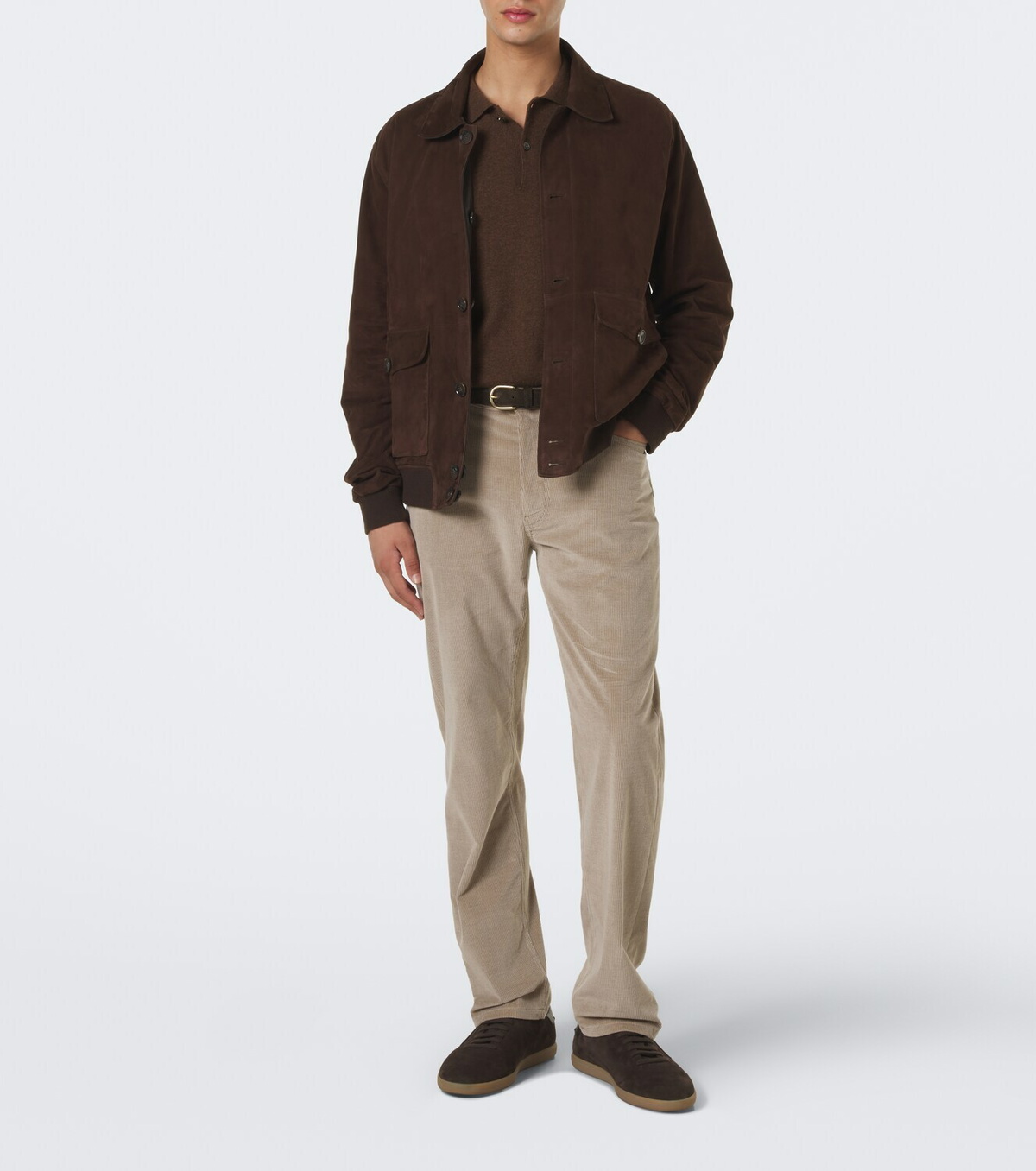 Zegna Roccia corduroy straight pants