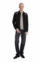 Salvatore Santoro Leather Jacket In Black Leather