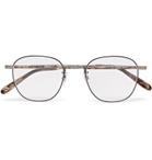 Garrett Leight California Optical - Grant M Round-Frame Gold-Tone and Tortoiseshell Acetate Optical Glasses - Tortoiseshell