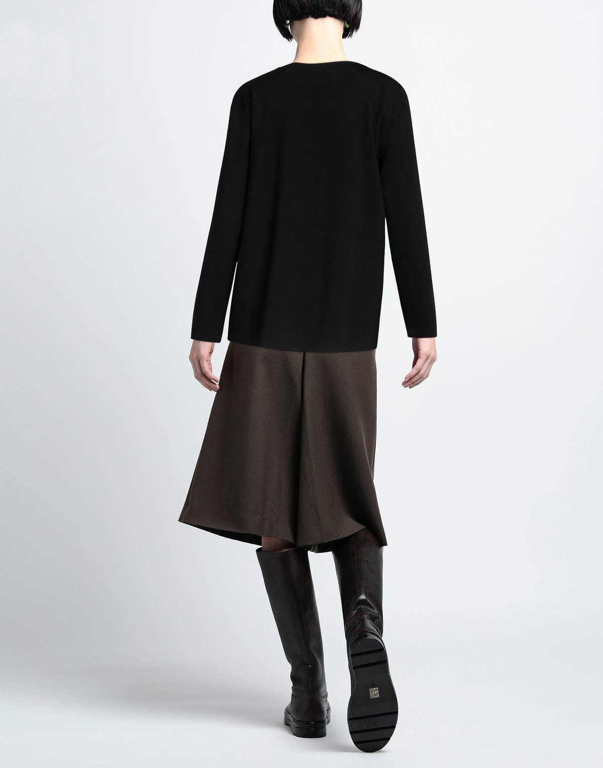 Jijil Womens T-shirt in Black