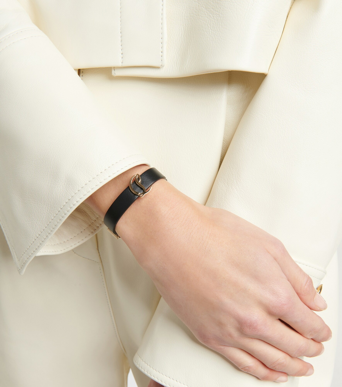 Christian Louboutin - Loubilink leather bracelet Christian