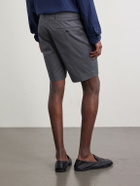 Slowear - Slim-Fit Cotton-Blend Gabardine Chino Shorts - Gray
