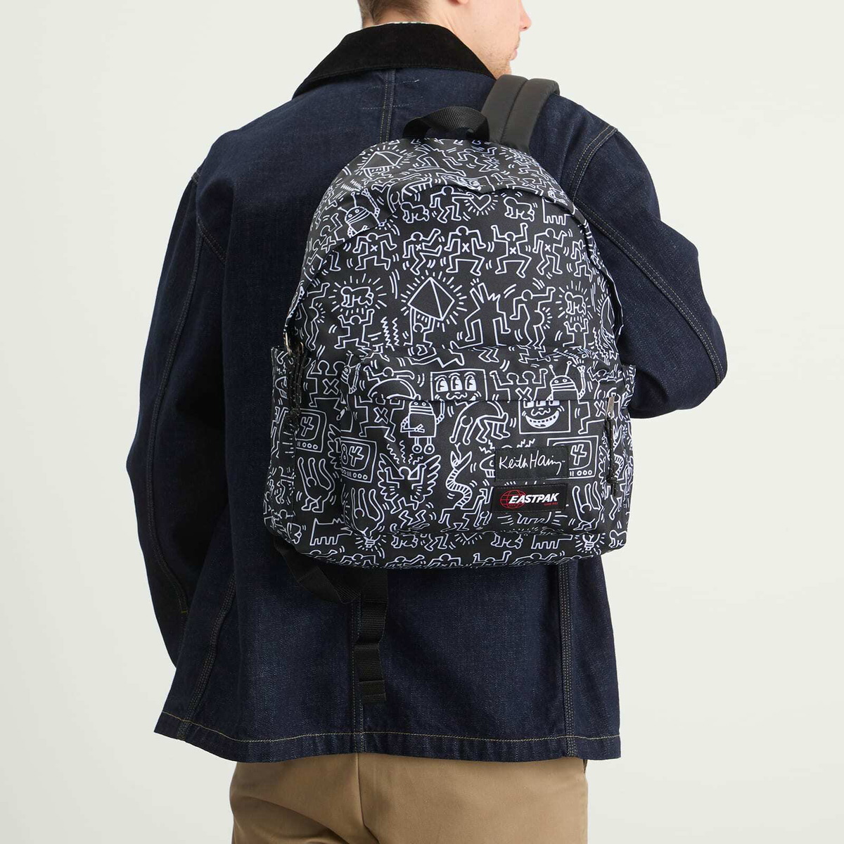 Eastpak x Keith Haring Day Pak'r Backpack in Black 