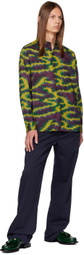 Double Rainbouu Navy Slouch Trousers