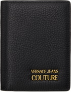 Versace Jeans Couture Black Logo Bifold Wallet