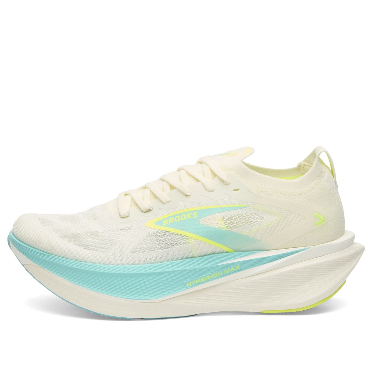 Brooks Men's Hyperion Max 3 Sneaker in Coconut/Ipanema/Nightlife