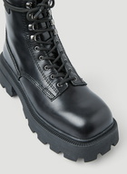 Michigan Lace Up Boots in Black