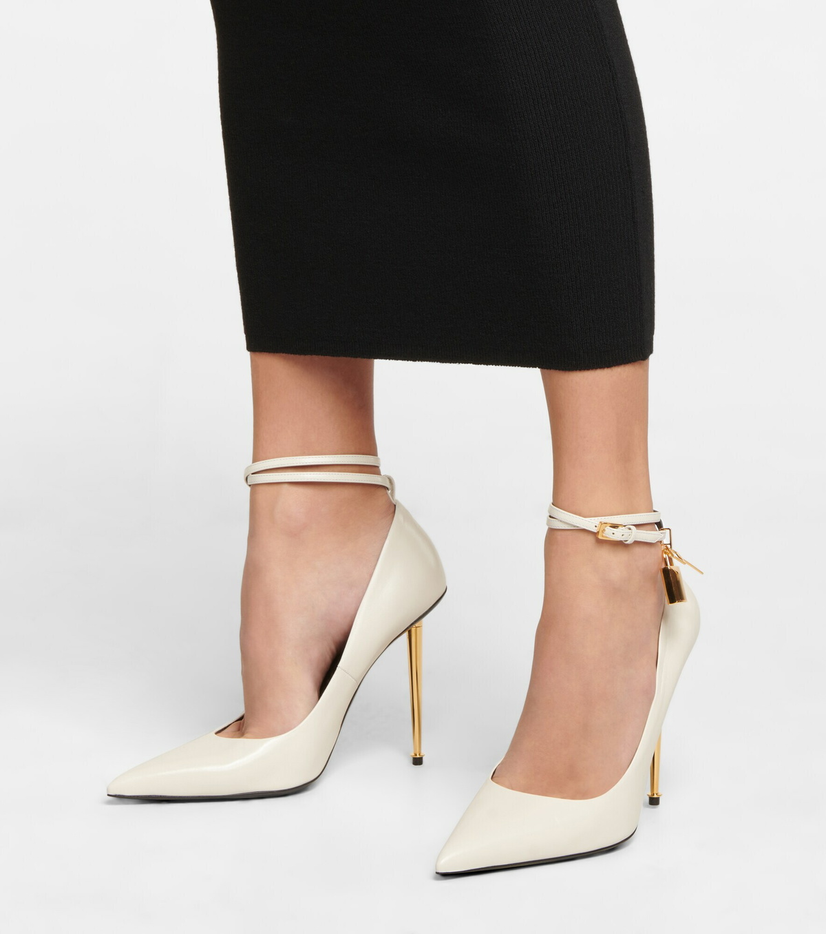 Tom Ford - Padlock leather pumps TOM FORD
