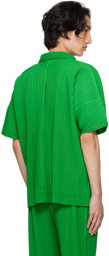 HOMME PLISSÉ ISSEY MIYAKE Green Monthly Color July Shirt