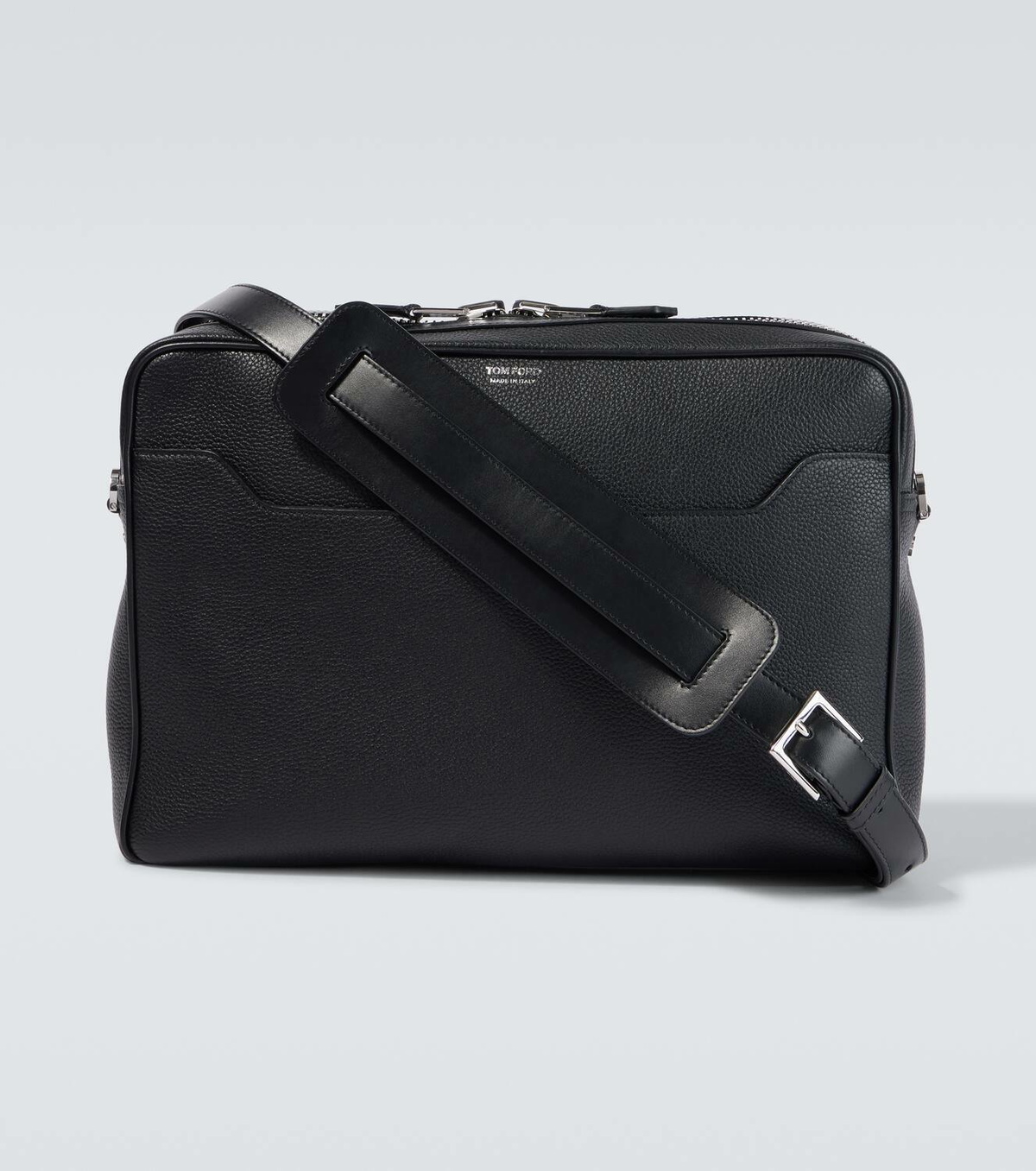 Tom Ford Buckley leather messenger bag