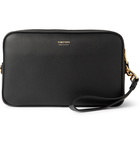 TOM FORD - Full-Grain Leather Wash Bag - Black