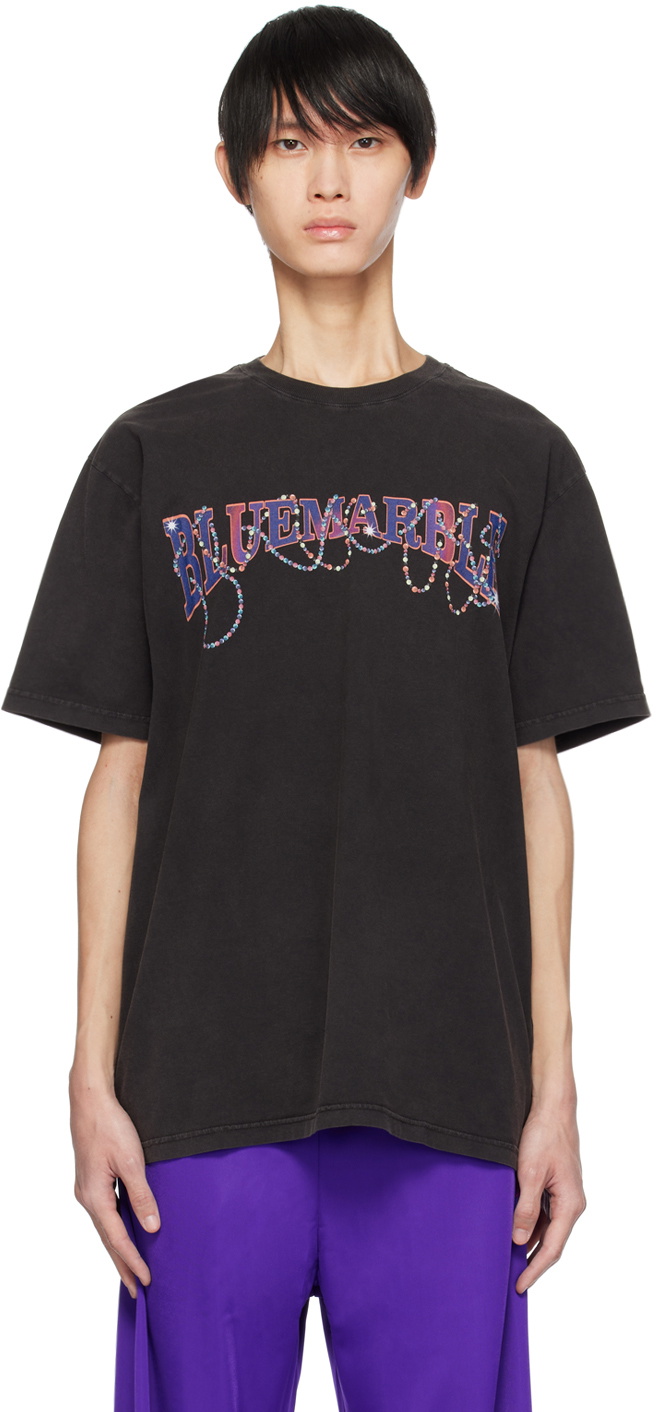 BLUEMARBLE Black 'Mardi Gras' T-Shirt