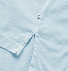 James Perse - Supima Cotton-Jersey Polo Shirt - Men - Sky blue